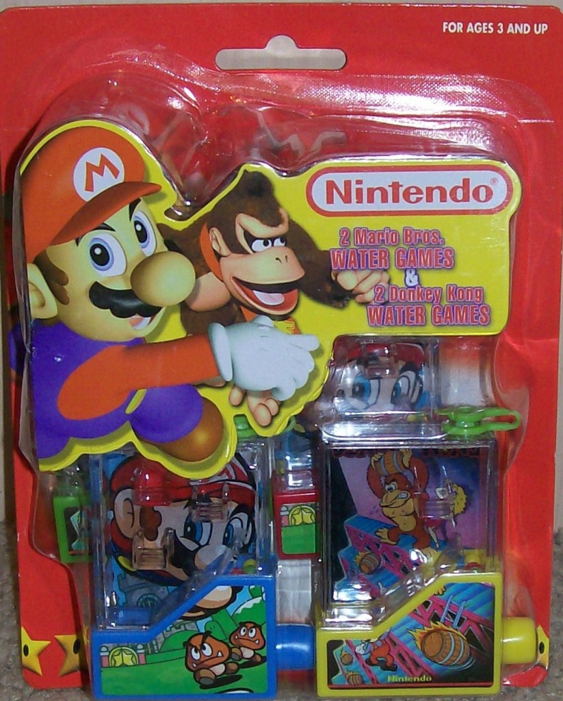 Mario Party water toys front of packaging