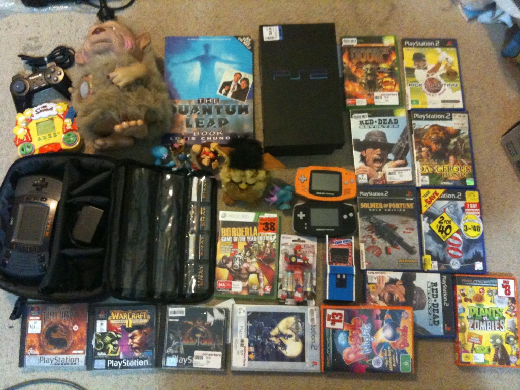 yano, ps2, atari lynx and other items bought in Feb-March 2011